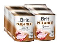 Brit Pate & Meat au lapin 18x800g