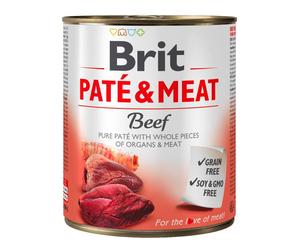 BRIT Pate&Meat beef - pâtée de bœuf pour chiens - 800 g