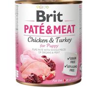Brit Paté & Meat For Puppy Poulet et Dinde 800g