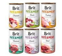 BRIT Pate&Meat - pâtée pour chiens Mix de saveurs - 6x400 g
