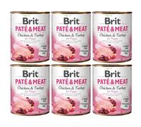BRIT Pate&Meat puppy - pâtée pour chiots - 6x800 g