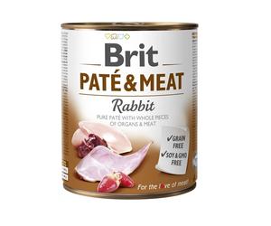 BRIT Pate&Meat rabbit - Pâtée de lapin pour chiens - 800 g