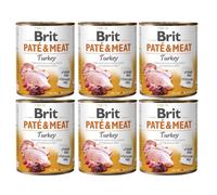 BRIT Pate&Meat turkey - pâtée de dinde pour chiens - 6x800 g