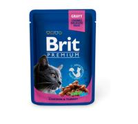 BRIT Premium Adult Chicken & Turkey 24 x 100g