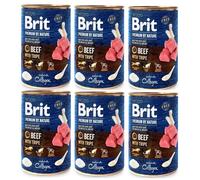 Brit Premium Bœuf aux tripes by Nature 6x400g