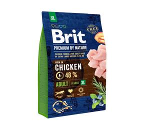 BRIT Premium By Nature Adult Extra Large XL - Poulet pour chiens de très grandes races - 3 kg