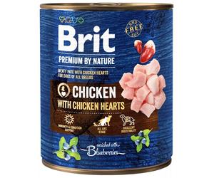 BRIT Premium by Nature chicken, hearts - poulet et cœurs pour chiens - 800 g