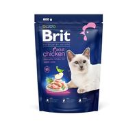 Brit Premium by Nature Croquettes pour Chat Adulte Saveur Poulet 800 g