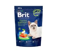 Brit Premium by Nature Croquettes pour Chat Stérilisé Saveur Saumon 800 g