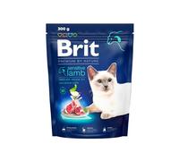 Brit Premium by Nature Croquettes pour Chats sensibles, hypoallergéniques, goût Agneau, 300 g
