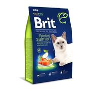Brit Premium by Nature Croquettes pour Chats stérilisés Saveur Saumon 8 kg