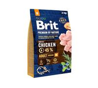 Brit – Alimentation pour chiens Premium by Nature Adult M – Poulet – 3 kg