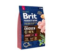 BRIT Premium By Nature Junior Large L - Poulet pour chiots de grandes races - 3 kg