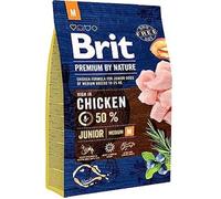 Brit Premium by Nature Junior M - Dry Dog Food - 15 kg