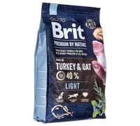 Brit Premium By Nature Light avec dinde et avoine 3kg + Surprise gratuite pour chien