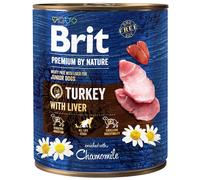 BRIT Premium by Nature nourriture naturelle pour chiots à base de dinde et de foie - 6x800 g