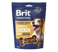 BRIT Premium by Nature Semi-moist Snack Chicken and Raspberry 180g snack semi-humide pour chiens au poulet et à la framboise