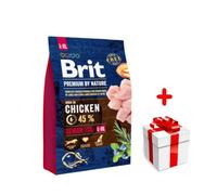 Brit Premium By Nature Senior L+XL avec du poulet 3kg + Surprise pour votre chien GRATUITES !