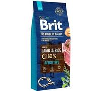 15kg Brit Premium agneau, riz - Croquettes pour chien
