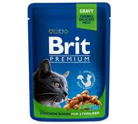 Brit Premium Cat Adult Chicken Sterilised sachet 100g