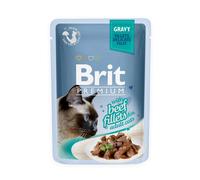 BRIT Premium Cat Fillets in Gravy nourriture humide au boeuf pour chats 24x85 g