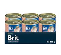 Brit Premium Pâté Chat Saveur Poulet & Riz en Sauce 6 x 200 g