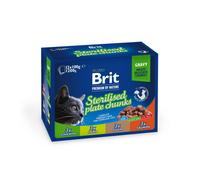 BRIT PREMIUM Pouch Sterile Plate 12x100g pour les chats stérilisés