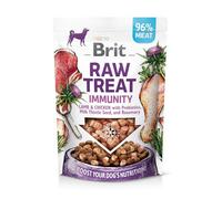 Brit Raw Treat Immunity Friandises lyophilisées et surmatelas d'agneau et poulet 40 g