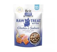 Brit Raw Treat Salmon, friandises congelées pour chats, collation au saumon, 40 g