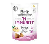 Brit Snack Immunity Functional Snack Immunity Friandise pour chien avec insectes et gingembre, vitamine C et lactobacillus pour chiens adultes