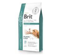 Brit Vet Diet Chien Stérilisé, Croquettes Vétérinaires sans Céréales, Saumon, 12 kg