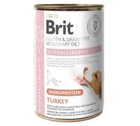 BRIT Veterinary Diet Dog Hypoallergenic Monoprotein Turkey 400g pour chiens avec allergies et problèmes de peau