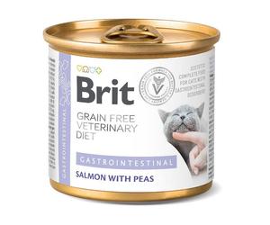 BRIT Veterinary Diet Gastrointestinal Salmon&Pea régime gastro-intestinal pour chats 200 g