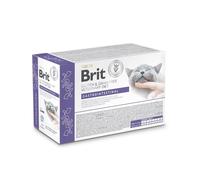 BRIT Veterinary Diet Grain Free Gastrointestinal Cat Fillets in Gravy Lamb 12x85g pour les chats ayant des problèmes gastro-entérologiques