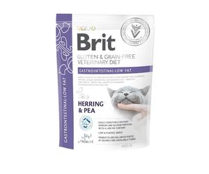 BRIT Veterinary Diets Cat Gastrointestinal Low Fat Croquettes contre les troubles du système digestif du chat 400g