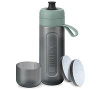 BRITA Gourde de sport Active – 600 ml, vert foncé, 2 filtres MicroDisc, sans BPA