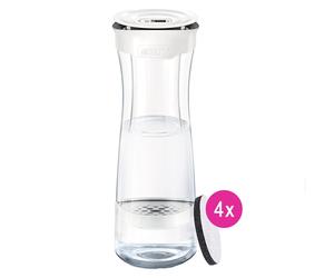 BRITA Bouteille filtrante Fill&Serve Mind + 4 filtres Microdisc (filtre aussi les PFAS)