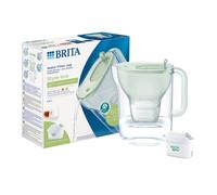 BRITA waterfilterkan Style Eco Groen (2,4L) incl. 1x MAXTRA PRO All-in-1 filter die PFAS*, chloor en kalkaanslag vermindert, digitale vervangingsindicator, Vaatwasmachinebestendig