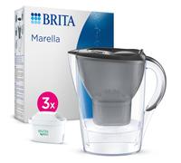 BRITA Carafe Filtrante Marella 2,4L Gris + 3 Cartouches MAXTRA PRO All-in-One - Emballage Durable