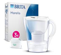 BRITA Carafe filtrante Marella - 3 filtres Maxtra Pro - 2,4 L - Polypropylène (PP) - Blanc