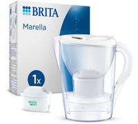 BRITA Carafe filtrante Marella Blanche 2,4L (1,4L filtrée) + 1 cartouche Maxtra Pro