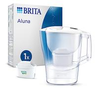 BRITA Carafe filtrante MAXTRA Aluna 1 cartouche Pure Performance | Blanche, 2,4 L, BRITA Memo manuel, réduit* des impuretés, certains PFAS**, chlore et métaux