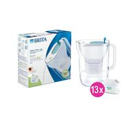BRITA Carafe filtrante Style 2.4L Bleue + 13 cartouches filtrantes MAXTRA PRO (filtre aussi les PFAS)
