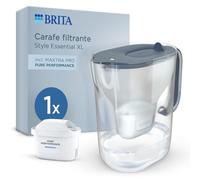 BRITA Carafe Filtrante- Style Essential XL - Bleue - 2.4 L - avec 1 x Maxtra Pro Pure Performance