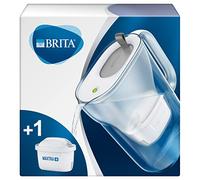 BRITA Carafe filtrante Style Grise + 1 Filtre MAXTRA+, réduit Le calcaire, Le Chlore et Le Plomb pour Une Eau du Robinet Plus Pure, sans BPA.