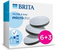 BRITA Filtres d'eau MicroDisc Pack 6+3 Blanc