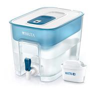 BRITA Distributeur d'eau filtrée Flow + 1 filtre MAXTR réduit le calcaire, le chlore et le plomb pour une eau du robinet plus pure, sans BPA.