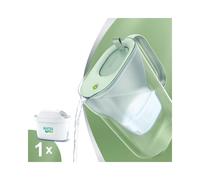 Brita Filtre à eau pour carafe 1052237 - Réservoir 2.4L, filtration 1.4L, Technologie MAXTRA, Vert/Transparent, Dimensions 239x105x273mm