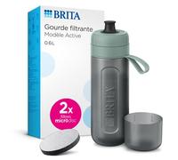 BRITA Gourde filtrante ACTIVE vert fonce 2 mois