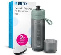 Brita 1052249 filtre à eau Bouteille d'eau filtrante 0,6 L Vert, Gris